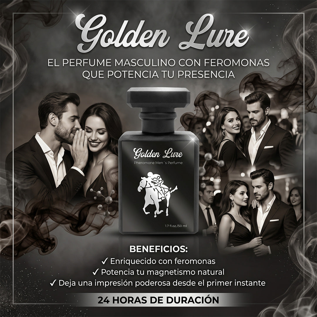 GOLDEN LURE - PERFUME CON FEROMONAS PARA HOMBRES
